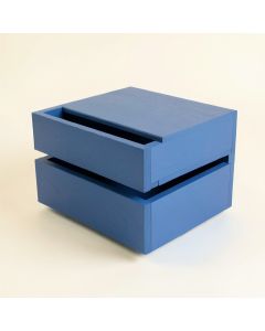 Summit Crest Under-Desk Drawer Unit - Blue (synthetic illustration; no displayed measurements)