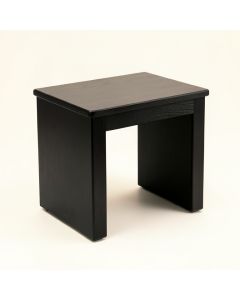 Juniper Field Side Table - Black (synthetic illustration; no displayed measurements)
