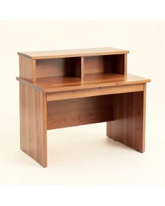 Leandra Solid Wood Desk With Hutch (synthetic illustration; no displayed measurements)