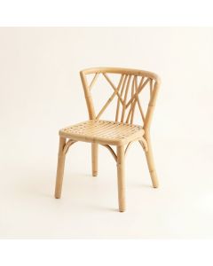 Holly Arc Small Chair - Beige (synthetic illustration; no displayed measurements)