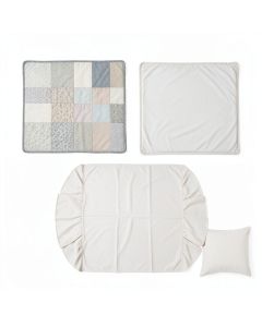 Lewis Penguin Five-Piece Nursery Decor Set (synthetic illustration; no displayed measurements)