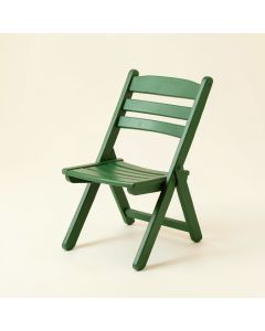 Linden Bluff Folding Outdoor Chair - Green (synthetic illustration; no displayed measurements)