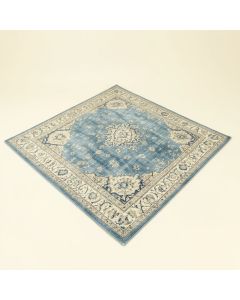 Gutierez Oriental Cream/Blue Area Rug (synthetic illustration; no displayed measurements)