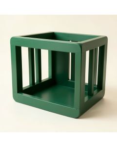 Ridge Crossing Empty Furniture-Style Pet Crate - Green (synthetic illustration; no displayed measurements)