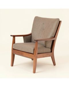 Carneys 28 '' Wide Polyester Wingback Chair (synthetic illustration; no displayed measurements)
