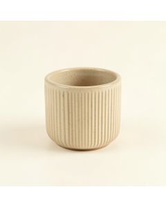 Shore Bridge Empty Candle Holder - Beige (synthetic illustration; no displayed measurements)