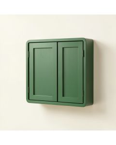 Sage Bluff Wall-Mounted Entry Cabinet - Green (synthetic illustration; no displayed measurements)