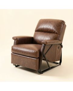 Veston 35.4 '' Wide Faux Leather Power Lift Assist Standard Recliner (synthetic illustration; no displayed measurements)