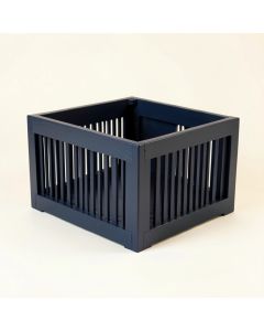 Shore Crossing Empty Furniture-Style Pet Crate - Navy (synthetic illustration; no displayed measurements)