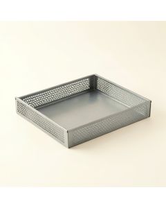 Linden Bridge Empty Under-Desk Cable Tray - Gray (synthetic illustration; no displayed measurements)