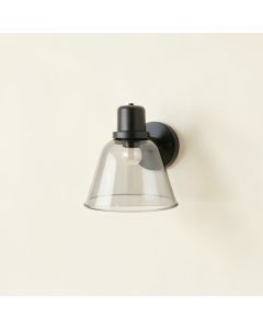 Linden Canyon Wall Sconce Mounted On A Plain Wall - Gray (synthetic illustration; no displayed measurements)