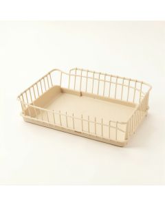 Stone Crossing Empty Under-Desk Cable Tray - Beige (synthetic illustration; no displayed measurements)