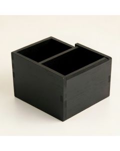 Cedar Bluff Empty Coffee-Station Organizer - Black (synthetic illustration; no displayed measurements)