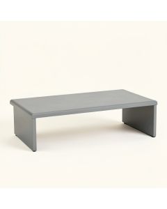 Stone Branch Desktop Monitor Riser - Gray (synthetic illustration; no displayed measurements)