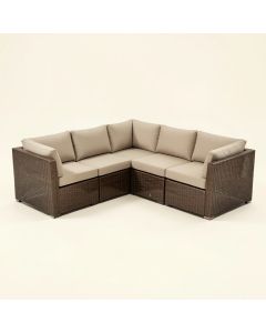 Jarin 4 Piece Sectional Seating Group With Cushions (synthetic illustration; no displayed measurements)