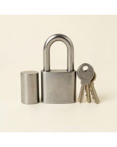 3 Piece Siggers Lock Padlock With Keys Sculpture Set (synthetic illustration; no displayed measurements)