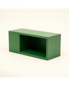 Olive Edge Shoe Storage Bench - Green (synthetic illustration; no displayed measurements)