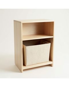 Hill Canyon Freestanding Pull-Out Hamper Cabinet - Beige (synthetic illustration; no displayed measurements)