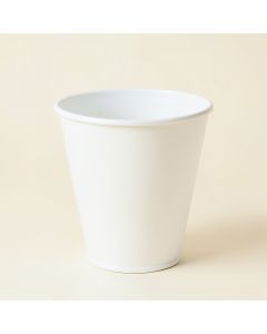 Slate Bend Empty Planter - White (synthetic illustration; no displayed measurements)