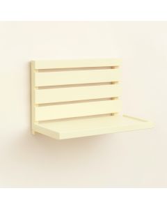 Slate Dell Wall-Mounted Entryway Organizer Shelf - Ivory (synthetic illustration; no displayed measurements)