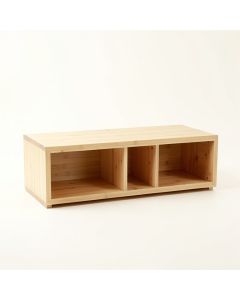 Lake Edge Shoe Storage Bench - Beige (synthetic illustration; no displayed measurements)