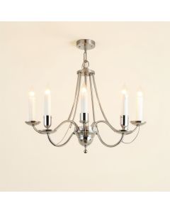 Hidalgo 6-Light Candle Style Drum Chandelier (synthetic illustration; no displayed measurements)