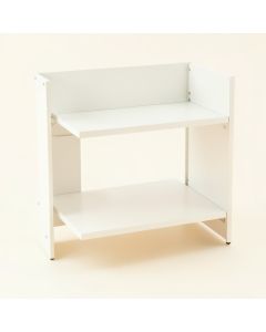 Meadow Bend Empty Mug-Storage Cabinet Insert - White (synthetic illustration; no displayed measurements)