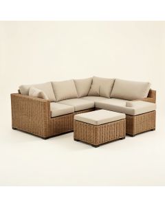 Aidden Patio Sectional With Cushions (synthetic illustration; no displayed measurements)