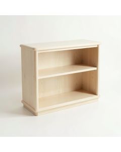 Laurel Bluff Low Bookcase - Ivory (synthetic illustration; no displayed measurements)