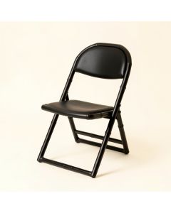 Alder Crossing Folding Outdoor Chair - Black (synthetic illustration; no displayed measurements)