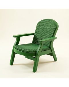 Alder Bridge Outdoor Lounge Chair - Green (synthetic illustration; no displayed measurements)