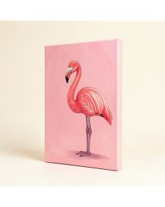 Flamingos Painting On Wrapped Canvas (synthetic illustration; no displayed measurements)