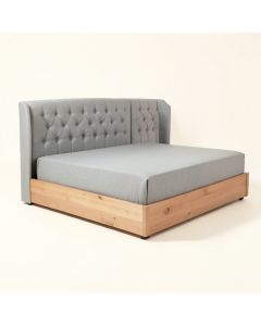 Threadgill Queen Tufted Upholstered Low Profile Standard Bed (synthetic illustration; no displayed measurements)