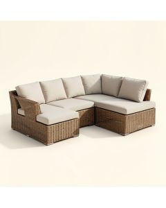Annabal Patio Sectional With Cushions (synthetic illustration; no displayed measurements)