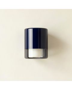 Cedar Crest Wall Sconce Mounted On A Plain Wall - Navy (synthetic illustration; no displayed measurements)