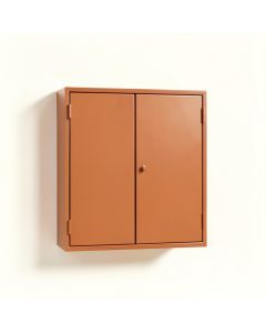 Fern Arc Wall-Mounted Entry Cabinet (synthetic illustration; no displayed measurements)