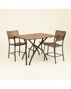 Rixensart Outdoor 3 Piece Bistro Set (synthetic illustration; no displayed measurements)