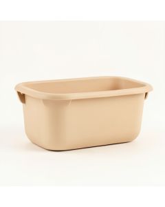 Stone Canyon Empty Railing Planter With Integral Brackets - Beige (synthetic illustration; no displayed measurements)