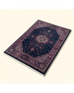 Hillsby Oriental Dark Blue/Purple Area Rug (synthetic illustration; no displayed measurements)