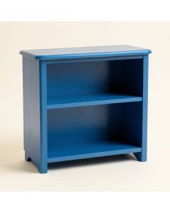 Dawn Bend Low Bookcase - Blue (synthetic illustration; no displayed measurements)