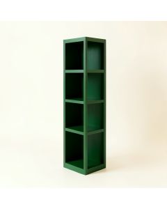 River Bridge Narrow Cubby Tower - Green (synthetic illustration; no displayed measurements)