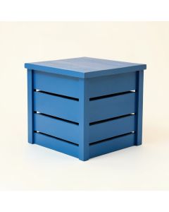 Moss Crossing Closed Outdoor Storage Box - Blue (synthetic illustration; no displayed measurements)