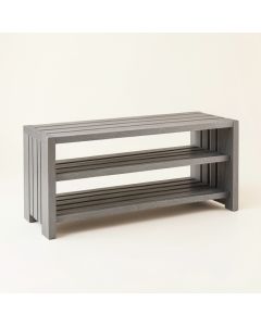 Hill Branch Shoe Storage Bench - Gray (synthetic illustration; no displayed measurements)