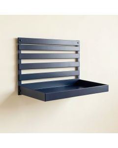 Fern Branch Wall-Mounted Entryway Organizer Shelf - Navy (synthetic illustration; no displayed measurements)