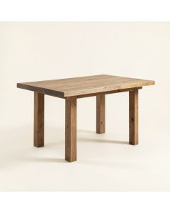 Leahy Rustic Solid Wood Dining Table (synthetic illustration; no displayed measurements)