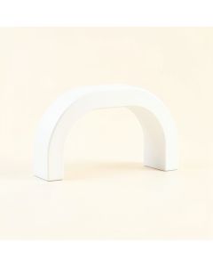Cove Branch Cabinet Handle Without Packaging - White (synthetic illustration; no displayed measurements)