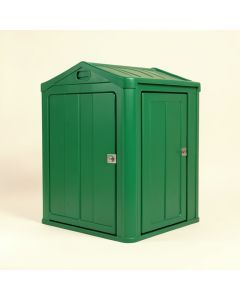 4 Ft. W X 3.91 Ft. D Plastic Portable Storage Shed (synthetic illustration; no displayed measurements)