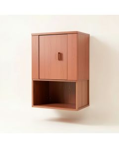 Shore Dell Wall-Mounted Laundry Cabinet - Terracotta (synthetic illustration; no displayed measurements)