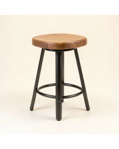 Harbison Swivel Solid Wood Counter & Bar Stool (synthetic illustration; no displayed measurements)