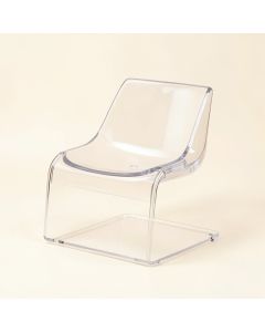 Jalbert Stacking Side Chair In Clear (synthetic illustration; no displayed measurements)